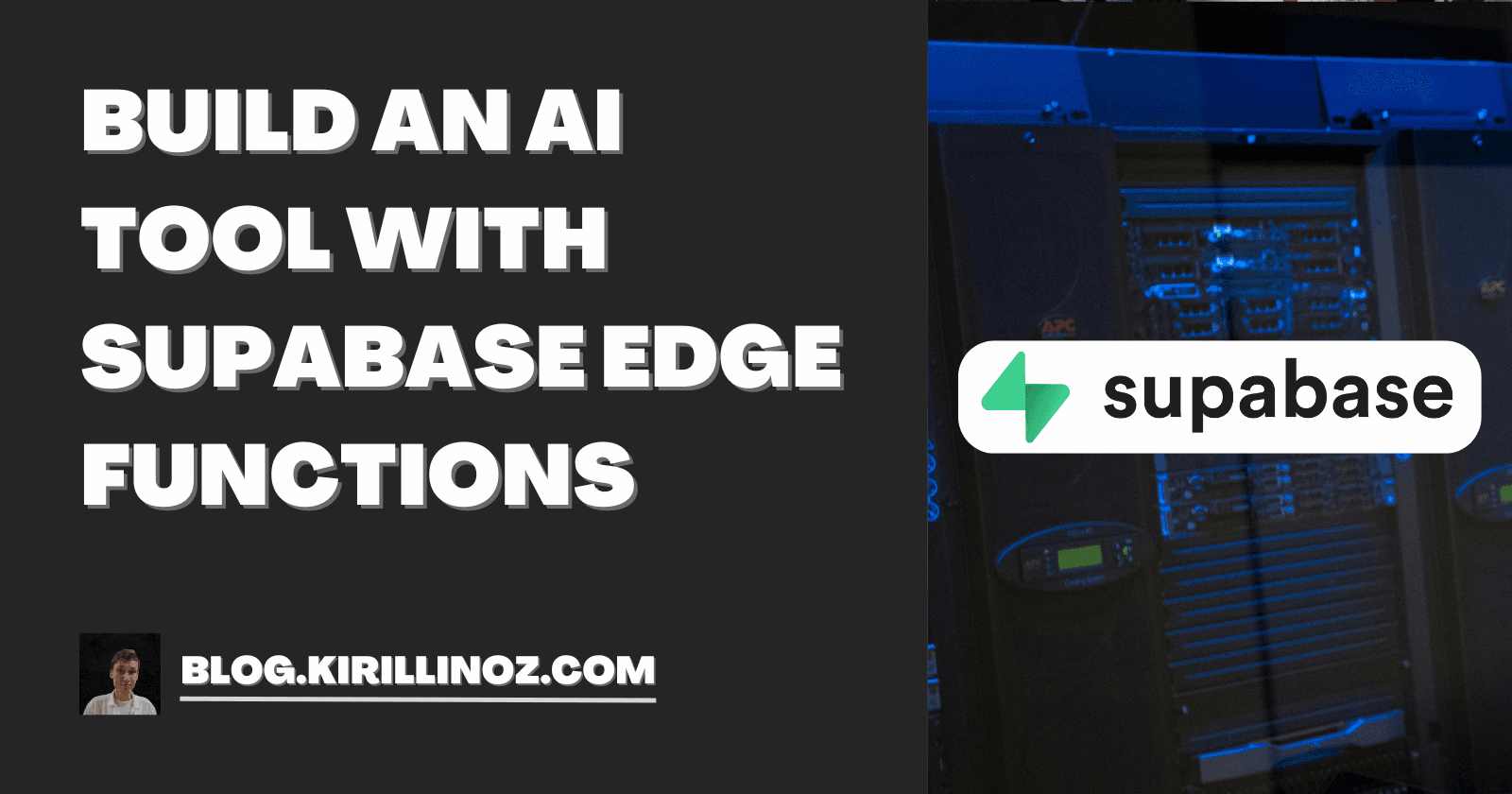Build an AI Tool with Supabase Edge Functions